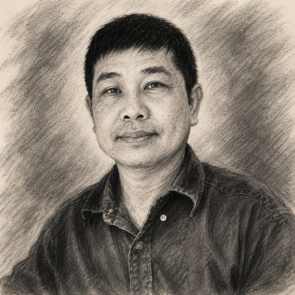 Charcoal portrait